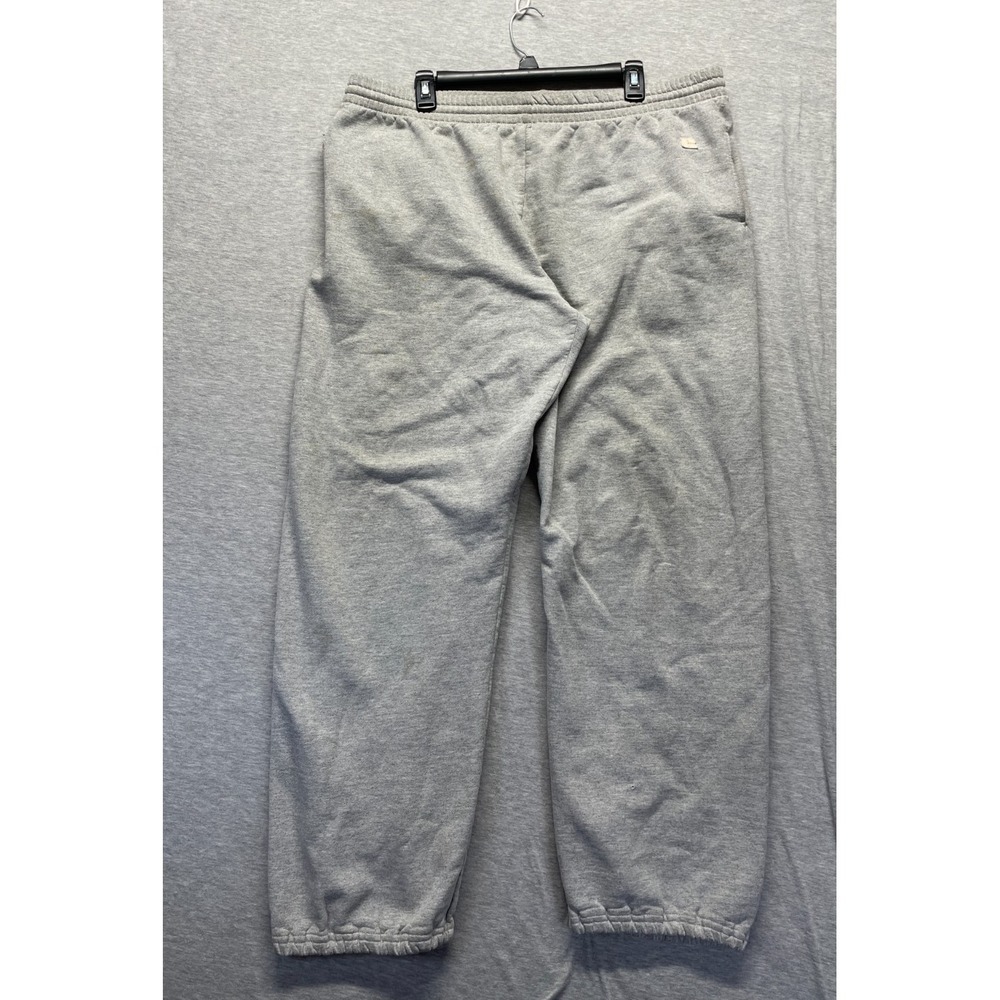Russell Athletic Sweatpants Mens XL Heather Gray Cotton Fleece Lined Drawstring